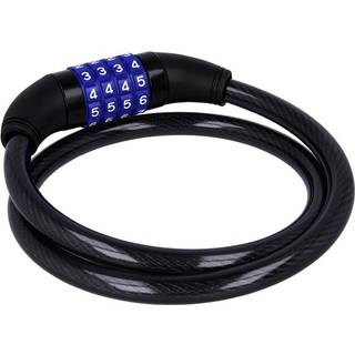 Forever Outdoor Cykellås med kabel og kode KYL-110, Sort