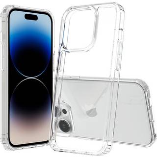 Mobique Hybridcover iPhone 15 Pro Gennemsigtig
