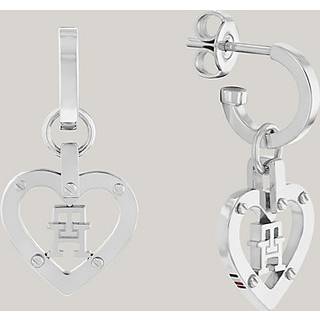 Tommy Hilfiger Monogram Heart Øreringe Rustfrit Stål 2780923 - Dame