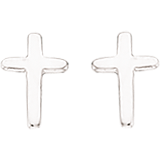 Scrouples - Kors ørestikker i sølv - 141942