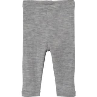 Lil Atelier Grey Melange Legging Merinould