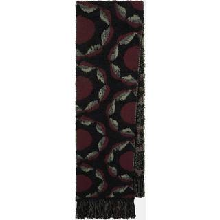 Etro Printed wool-blend scarf - black - One Size