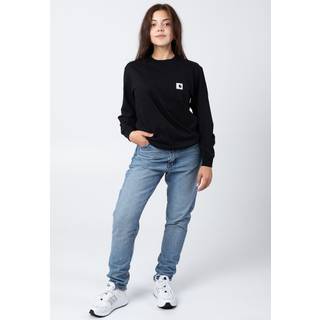 W' L/S Pocket T-Shirt - Black - Carhartt WIP - Sort L