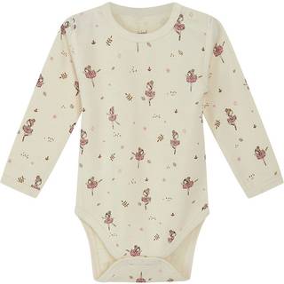 Hust&Claire Baloo Babybody Ecru 80 cm  Creme  80 cm  kvinde