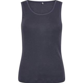 Tank top i 100% uld til kvinder, grå, str. 2XL