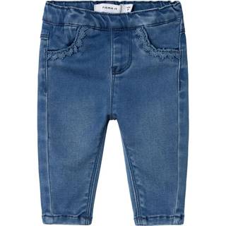 NAME IT Sweat Denim Leggings Salli Medium Blue Denim