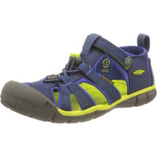 Keen Toddlers' Seacamp II CNX Blue Depths/Chartreuse, 19