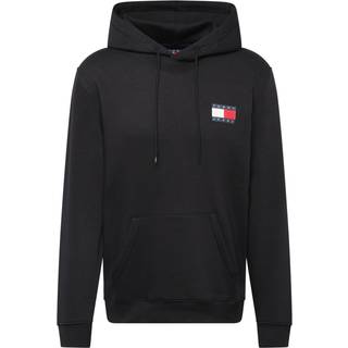 Tommy Jeans Essential Flag Logo Hoodie Black