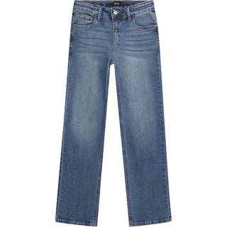 LMTD GIRLS JEANS NLFTARIANNES LW STRAIGHT NOOS - Blå