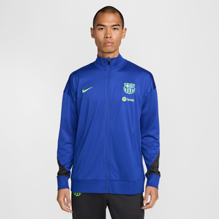 Maskinstrikket FC Barcelona Strike Third Nike Dri-FIT-fodboldtracksuit til mænd - blå