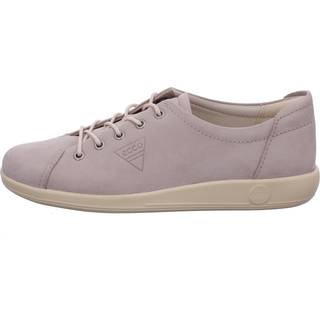 ECCO Soft 2.0 - Sneakers i nubuck til damer - Grå - Size: 40 (UK 6.5-7)