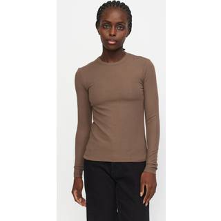 Soft Rebels Fenja O Neck Top Morel Brun-XS