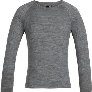 Icebreaker Kids' 200 Oasis Longsleeve Crewe Gritstone Heather, Gritstone HTHR, 14