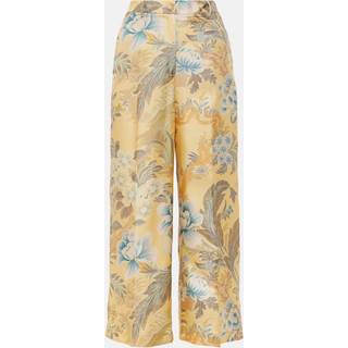 Etro Printed silk wide-leg pants - multicoloured - XL