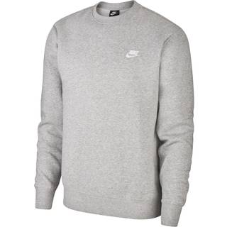 Nike Club-crewtrøje i fleece til mænd - grå - L