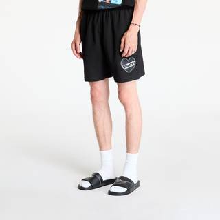 Shorts PLEASURES Heart Sport Shorts Black XXL - Black - XXL