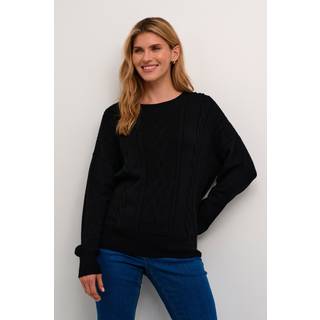 Cream CRDela Pullover - Sort - Str S - Damer