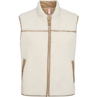 Mos Mosh Mmrowe Teddy Waistcoat Waistcoats 165230 Ecru (XS)