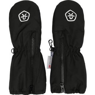 Color Kids Kid's Mittens Long with Zipper Handsker Børn størrelse 0-1 Years farve sort