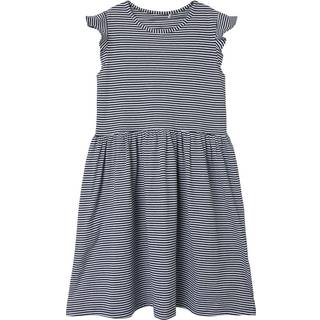 Name It Dark Sapphire Stribet Kjole - Str. 7y 122cm