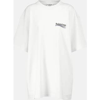 Balenciaga Logo cotton T-shirt - white - M