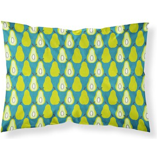 """" Carolines skatte pærer på grøn pillowcase standard flerfarvet """"
