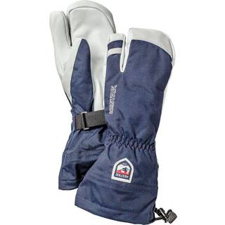 Hestra Army Leather Heli Ski 3-Finger 8 NAVY