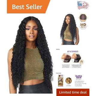 Sensationnel Butta Lace Front Wig - Natural For -plukket h?rgr?nseh?ndbundet HD Transparent blonder 5 tommer dyb del med Babyhair - Butta Unit 3