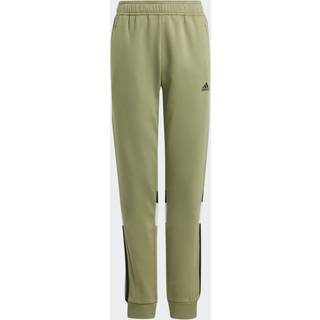 Tiberio 3-Stripes Colorblock Fleece Kids bukser - Tent Green / Black - 164