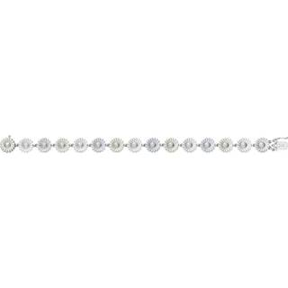 Georg Jensen x Stine Goya Daisy Marguerit armbånd, hvid/beige