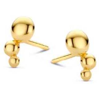 Spirit Icons Flair Stud Forgyldt Sølv Øreringe S42222