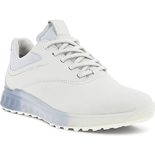 Ecco S-Three (2023) Vandtætte Dame Golfsko Uden Spikes - White/Dusty Blue/Air - Str. 41 Normal