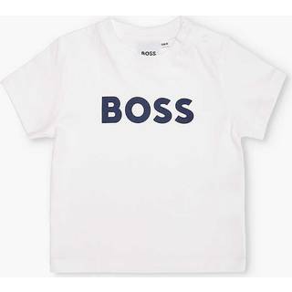 BOSS BOSS White Logo Baby Short Sleeve T-Shirt