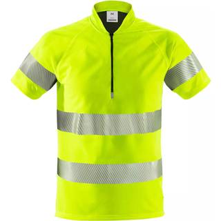Fristads 131221 Hi Vis 37.5 T-shirt kl.3 7117 TCY / Arbejds T-shirt Hi-Vis gul 4XL