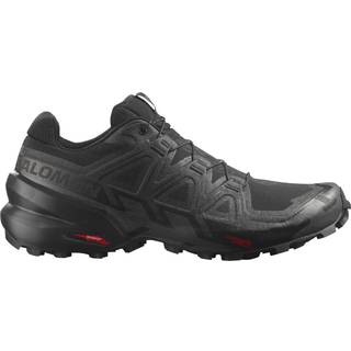 Salomon Men's Speedcross 6 Black/Black/Phantom, 45 1/3