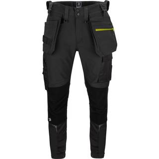 ProJob 5550 Buks Med Stretch Og Kevlar Forstærkede Knæ - Black - C54