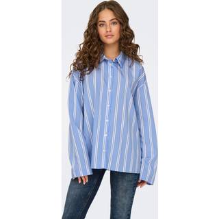 ONLY dame skjorte ONLESTHER - Moonlight Blue CLOUD DANCER - XS
