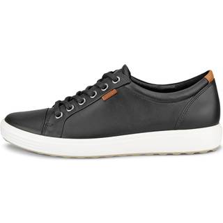ECCO Soft 7 W - Sneakers i læder til damer - Sort - Size: 35 (UK 2.5-3)