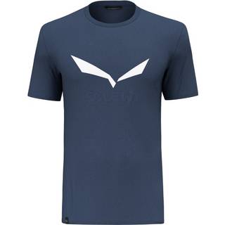 Salewa Solidlogo Dry T-Shirt Funktionsshirt Herrer størrelse 52 - XL farve blå
