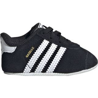 Gazelle Crib sko - Core Black / Cloud White / Cloud White - 19