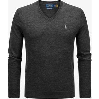 Polo Ralph Lauren Herren Pullover grau unifarben Slim Fit