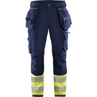 Blåkläder 1993 High Vis Buks 4-vejs stretch / High Vis Arbejdsbuks 4-vejs stretch - D88 - Marineblå/High Vis Gul