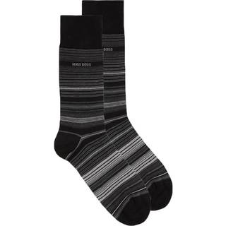 Boss Hugo Boss strømper egyptisk bomuld str. 39-42 - Multi stripe 1 stk.