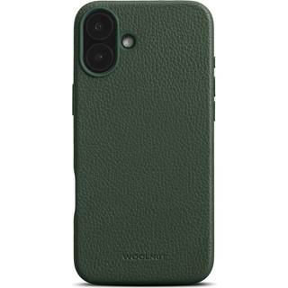 iPhone 16 Plus WOOLNUT Ægte Læder Bagside Cover - MagSafe Kompatibel - Grøn