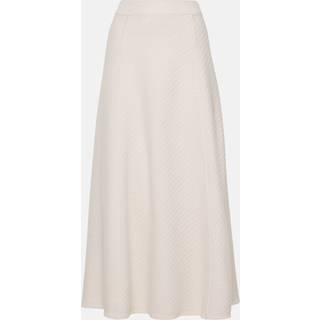 Joseph Ribbed-knit wool-blend midi skirt - white - S
