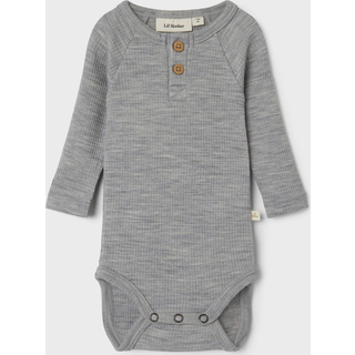 Lil Atelier Grey Melange Body Merinould