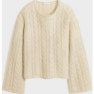 Cierra sweater i kabelstrik - Oyster Gray - L
