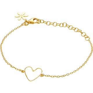Susanne Friis Bjørner Armbånd - SFB - Forgyldt sølv armbånd med et hjerte - 1910-2-20-12