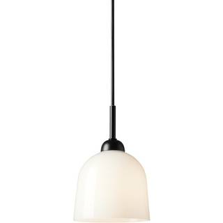 Glow Pendel - Ø12 - Opal/Sort Stel- Halo Design