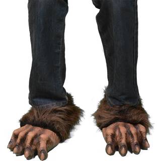 Killer Wolf Füße braun